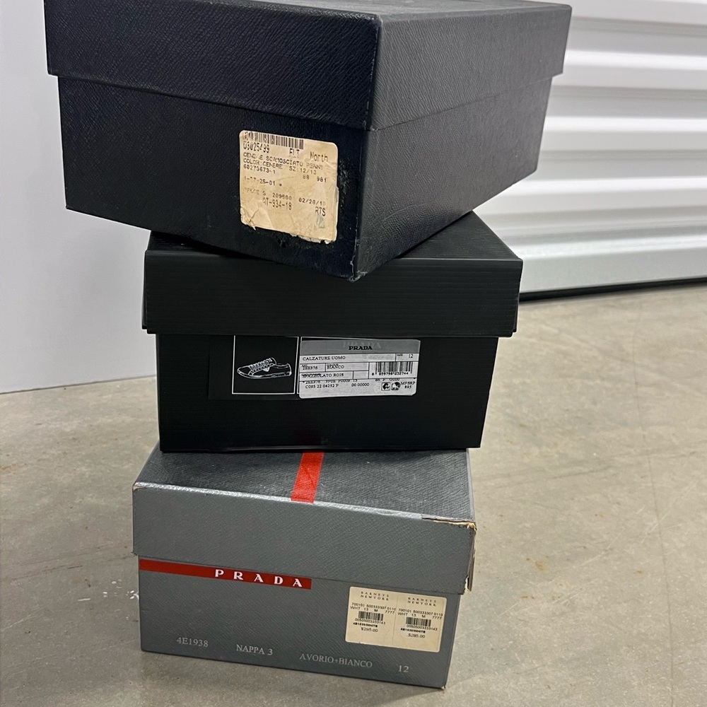 Prada Boxes Set - Black/Silver/Red Logos - Picture 8 of 9